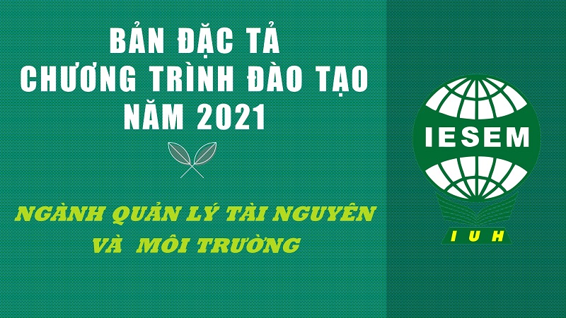 Đặc tả Chương trình Kỹ sư Quản lý Tài nguyên và Môi trường
